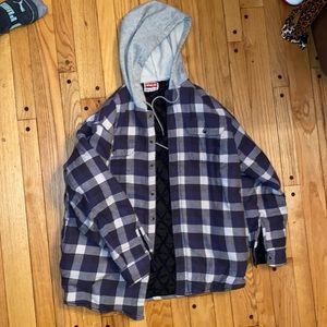 Wrangler Plaid Jacket, size M